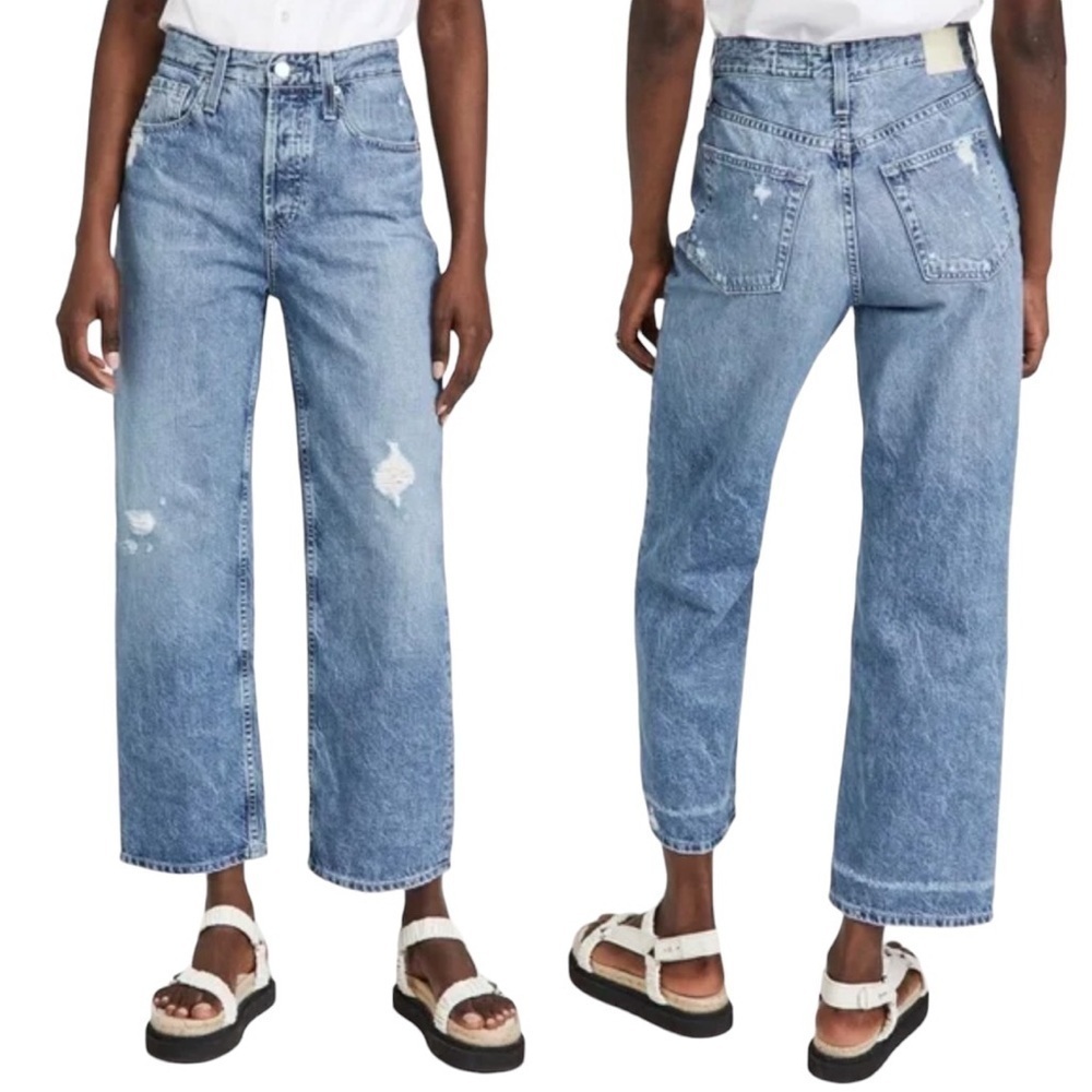 AG ADRIANO GOLDSCHMIED Knoxx High Rise Baggy Boyfriend Jeans Inland Wash‎